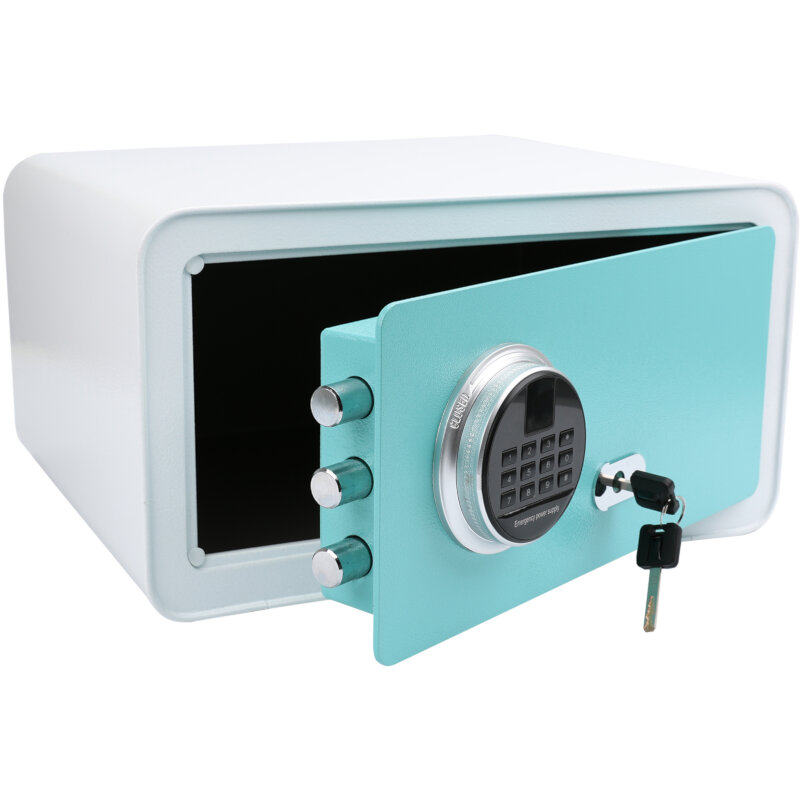 Olympia GOSAFE2.0 210 GR X Blue/White Χρηματοκιβώτιο με ηλεκτρονική κλειδαριά 28 L – 23 x 43 x 35 cm (1106452-0034)